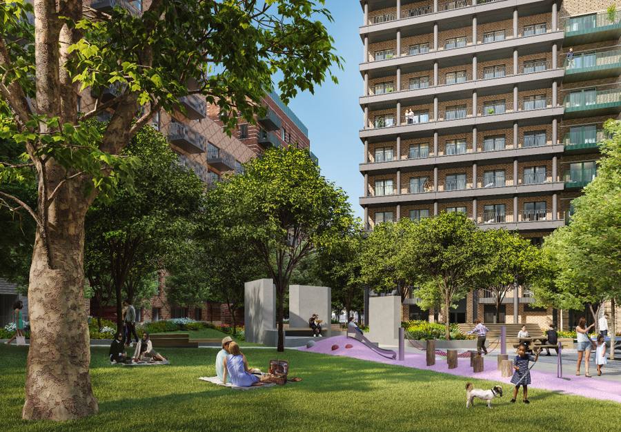 One Clapham Dış cephe, görsel 3