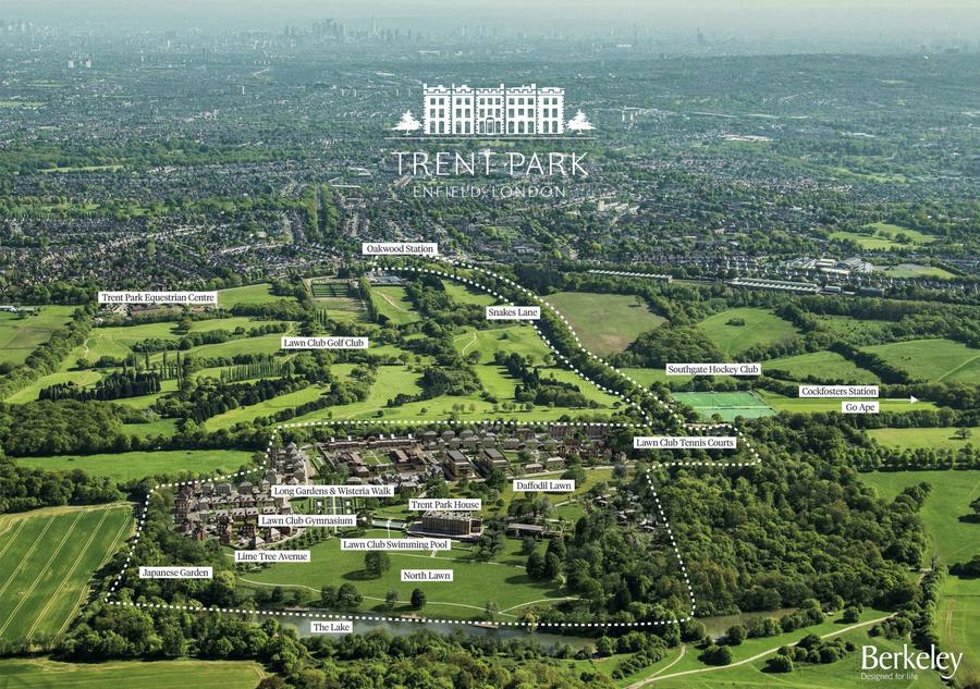 Trent Park, Trent Park, Enfield EN4 0PS, Londra · Zone 5 satılık daire